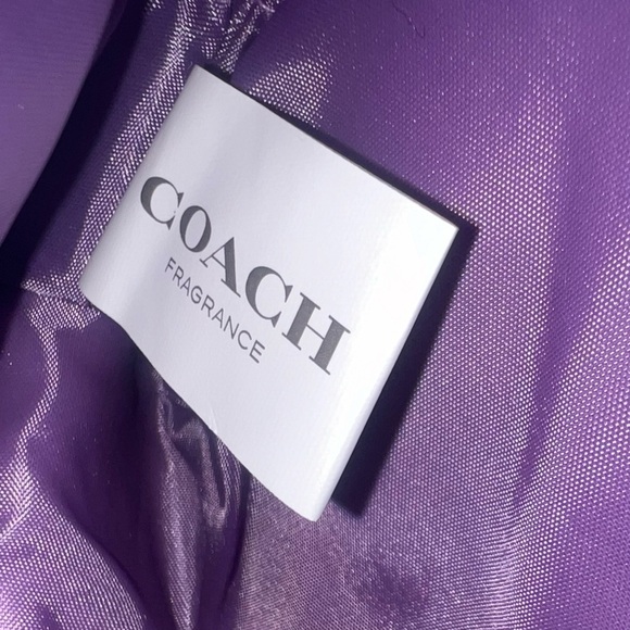 Purple (Sparkly) Coach Cosmetic-Makeup Bag/Coin-Pouch SET - Picture 11 of 15